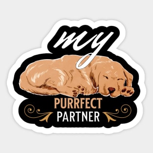 My Purrfect Partner Sticker